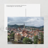 Cesky Krumlov briefkaart (Voorkant / Achterkant)