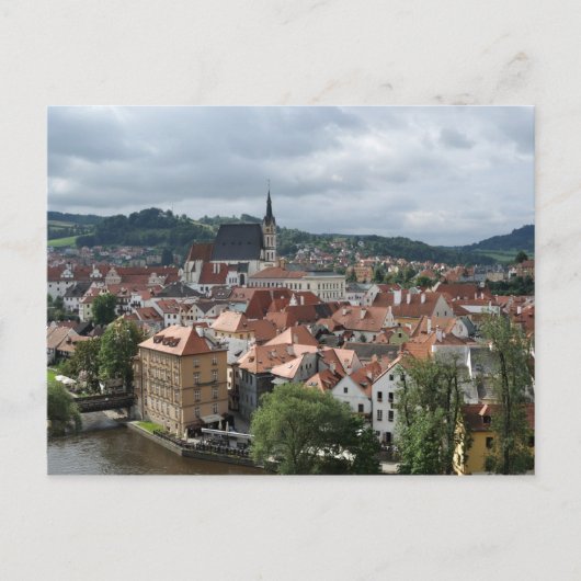 Cesky Krumlov briefkaart (Voorkant)