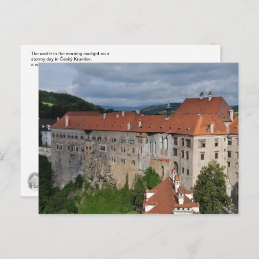 Cesky Krumlov briefkaart (Voorkant / Achterkant)