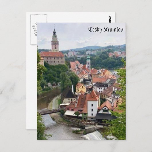 Cesky Krumlov Briefkaart (Voorkant / Achterkant)