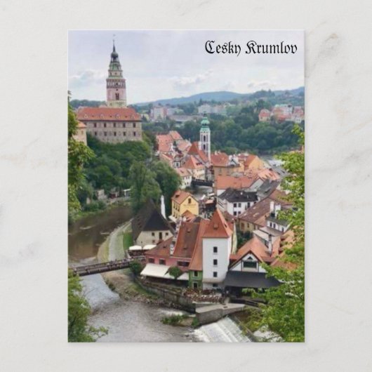 Cesky Krumlov Briefkaart (Voorkant)