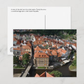 Cesky Krumlov briefkaart (Voorkant / Achterkant)