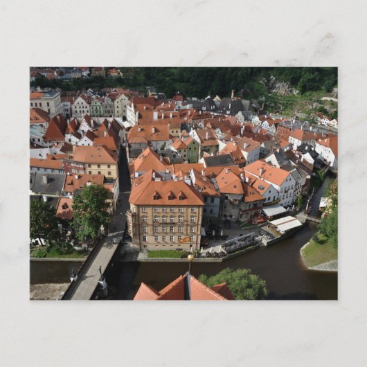Cesky Krumlov briefkaart (Voorkant)