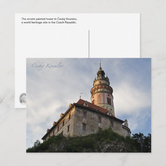 Cesky Krumlov briefkaart (Voorkant / Achterkant)