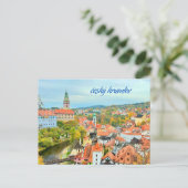 Český Krumlov, Briefkaart Tsjechië (Staand voorkant)