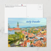 Český Krumlov, Briefkaart Tsjechië (Voorkant / Achterkant)