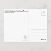 Český Krumlov, Briefkaart Tsjechië (Achterkant)