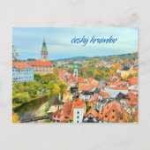 Český Krumlov, Briefkaart Tsjechië (Voorkant)
