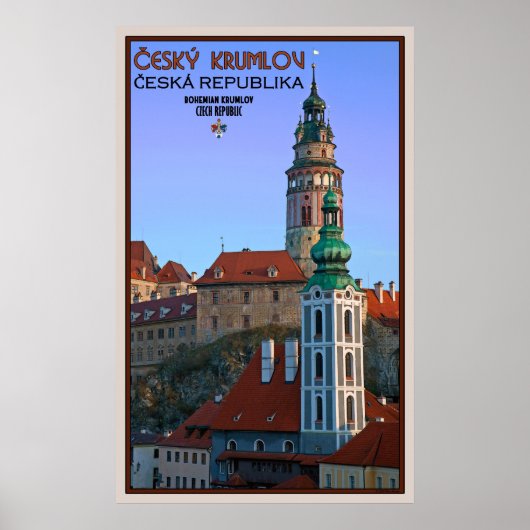 Cesky Krumlov Castle Poster (Voorkant)