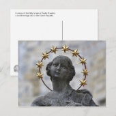 Cesky Krumlov Heilige Maagd briefkaart (Voorkant / Achterkant)