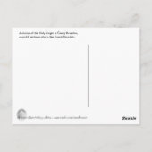 Cesky Krumlov Heilige Maagd briefkaart (Achterkant)