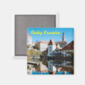 Cesky Krumlov koelkast magneet (Voorkant / Achterkant)