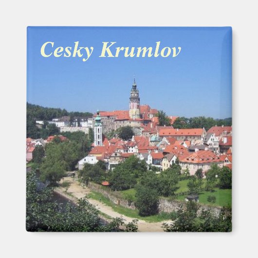 Cesky Krumlov koelkastmagneet Magneet (Voorkant)
