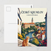 Cesky Krumlov Tsjechië Briefkaart (Voorkant / Achterkant)