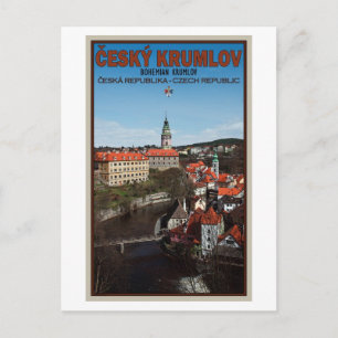 Cesky Krumlov - Vltava Briefkaart
