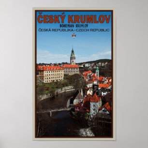 Cesky Krumlov - Vltava Poster