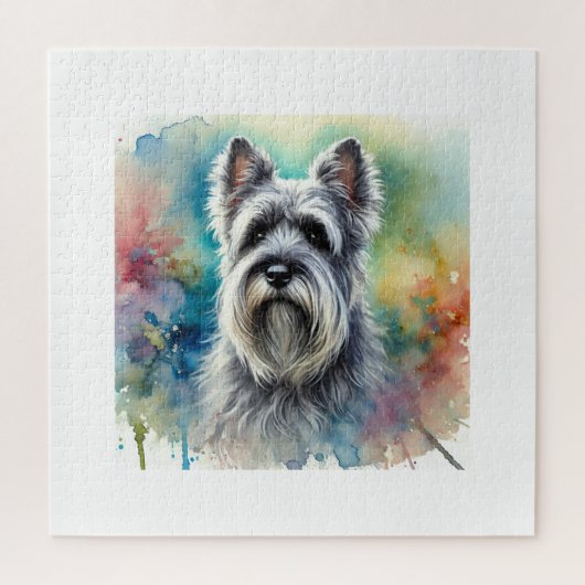 Cesky Terrier 290824AREF146 - Watercolor Legpuzzel (Verticaal)