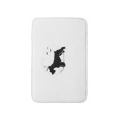 Cesky Terrier Dog - Halloween Moon Silhouette Clas Badmat (Voorkant Verticaal)