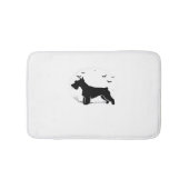 Cesky Terrier Dog - Halloween Moon Silhouette Clas Badmat (Voorkant)
