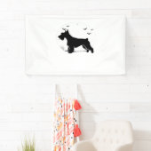 Cesky Terrier Dog - Halloween Moon Silhouette Clas Spandoek (Insitu)