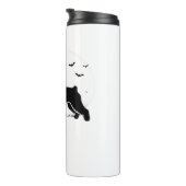 Cesky Terrier Dog - Halloween Moon Silhouette Clas Thermosbeker (Geroteerd rechts)