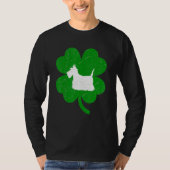 Cesky Terrier Dog Shamrock St Patrick S Day T-shirt (Voorkant)