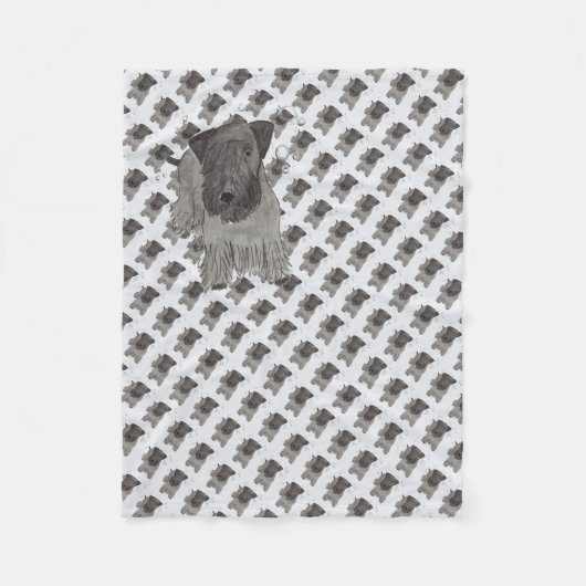 Cesky Terrier Fleece Deken (Voorkant)