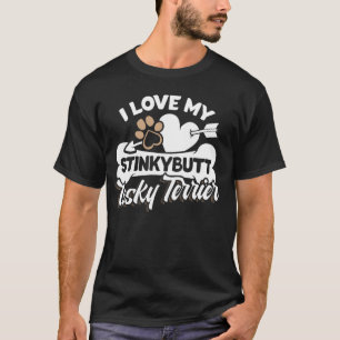Cesky Terrier Gift - Ik hou van mijn stinkende kon T-shirt
