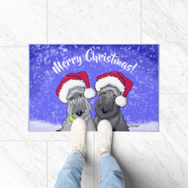 Cesky Terrier Kerstmat Deurmat