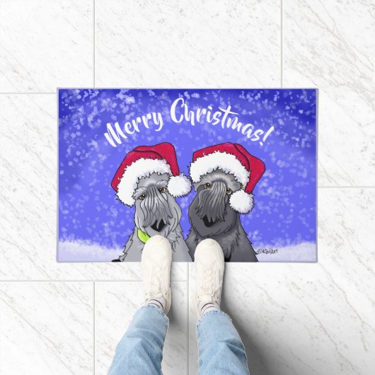 Cesky Terrier Kerstmat Deurmat (Binnen)