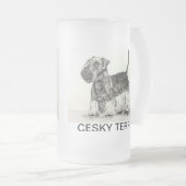 Cesky Terrier Matglas Bierpul (Voorkant rechts)