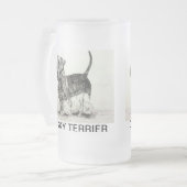 Cesky Terrier Matglas Bierpul (Voorkant links)