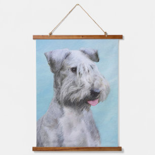 Cesky Terrier Painting - Cute Original Dog Art Hangend Wandkleed