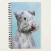 Cesky Terrier Painting - Cute Original Dog Art Planner (Voorkant)