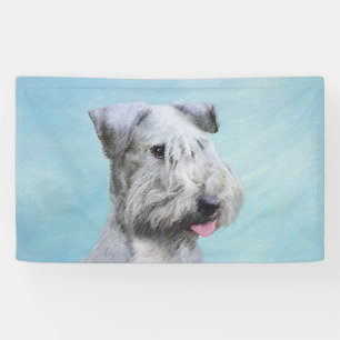 Cesky Terrier Painting - Cute Original Dog Art Spandoek