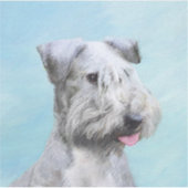 Cesky Terrier Painting - Cute Original Dog Art Sticker (Voorkant)