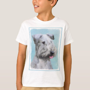 Cesky Terrier Painting - Cute Original Dog Art T-shirt