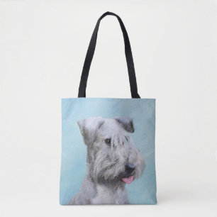 Cesky Terrier Painting - Cute Original Dog Art Tote Bag