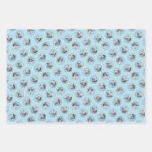 Cesky Terrier Schilderen Schattigee Originele Pet  Inpakpapier Vel (Voorkant)