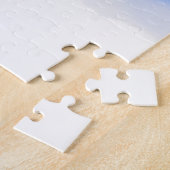 Cesky Terrier Snowy Staircase Christmas Art Legpuzzel (Zijkant)