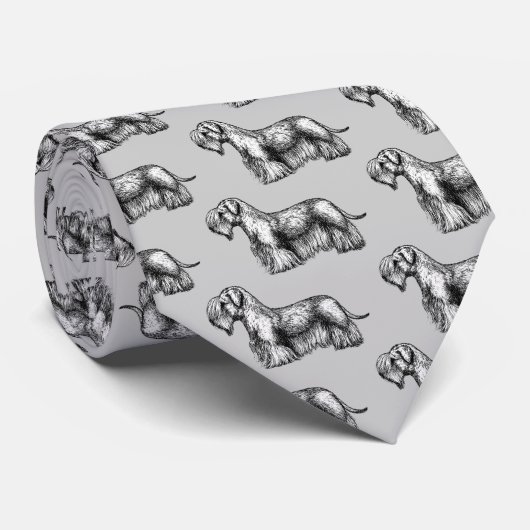 Cesky Terrier Stropdas (Opgerold)