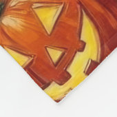 Cesky Terrier Trick-or-Treating Halloween kostuum Fleece Deken (Hoek)