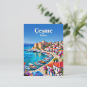 Çeşme Turkije Briefkaart (Staand voorkant)
