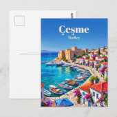 Çeşme Turkije Briefkaart (Voorkant / Achterkant)