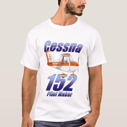 Cessna152-t-shirt T-shirt (Voorkant)