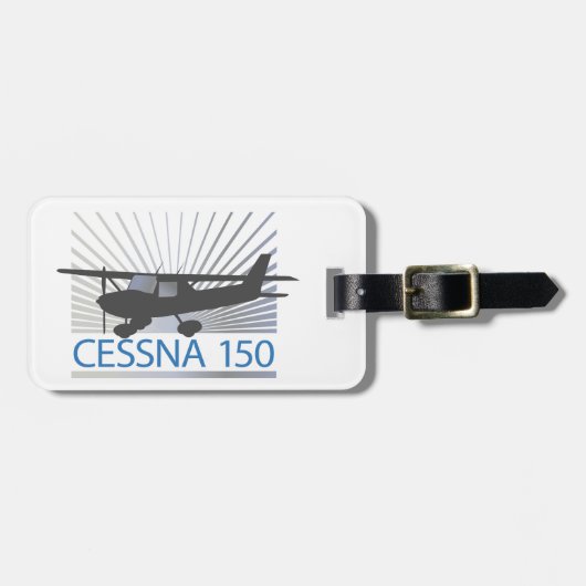 Cessna 150 vliegtuig bagagelabel (Voorkant horizontaal)