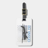 Cessna 150 vliegtuig bagagelabel (Voorkant verticaal)