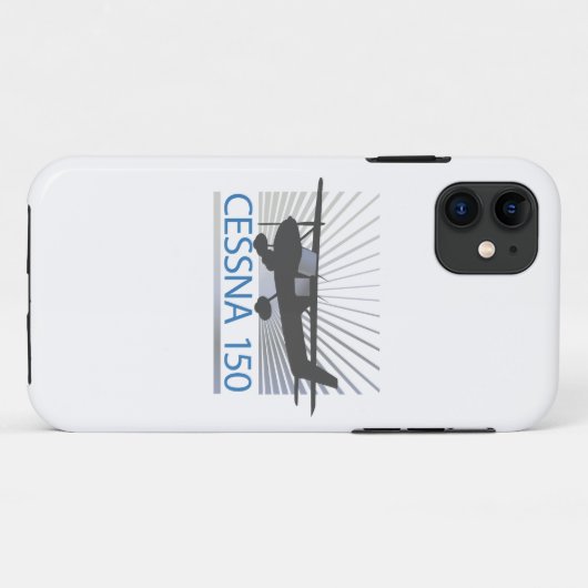 Cessna 150 vliegtuig Case-Mate iPhone case (Achterkant (horizontaal))