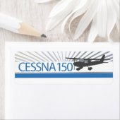 Cessna 150 vliegtuig etiket (Insitu)