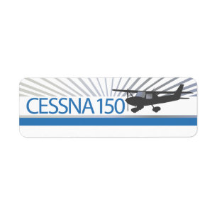 Cessna 150 vliegtuig etiket